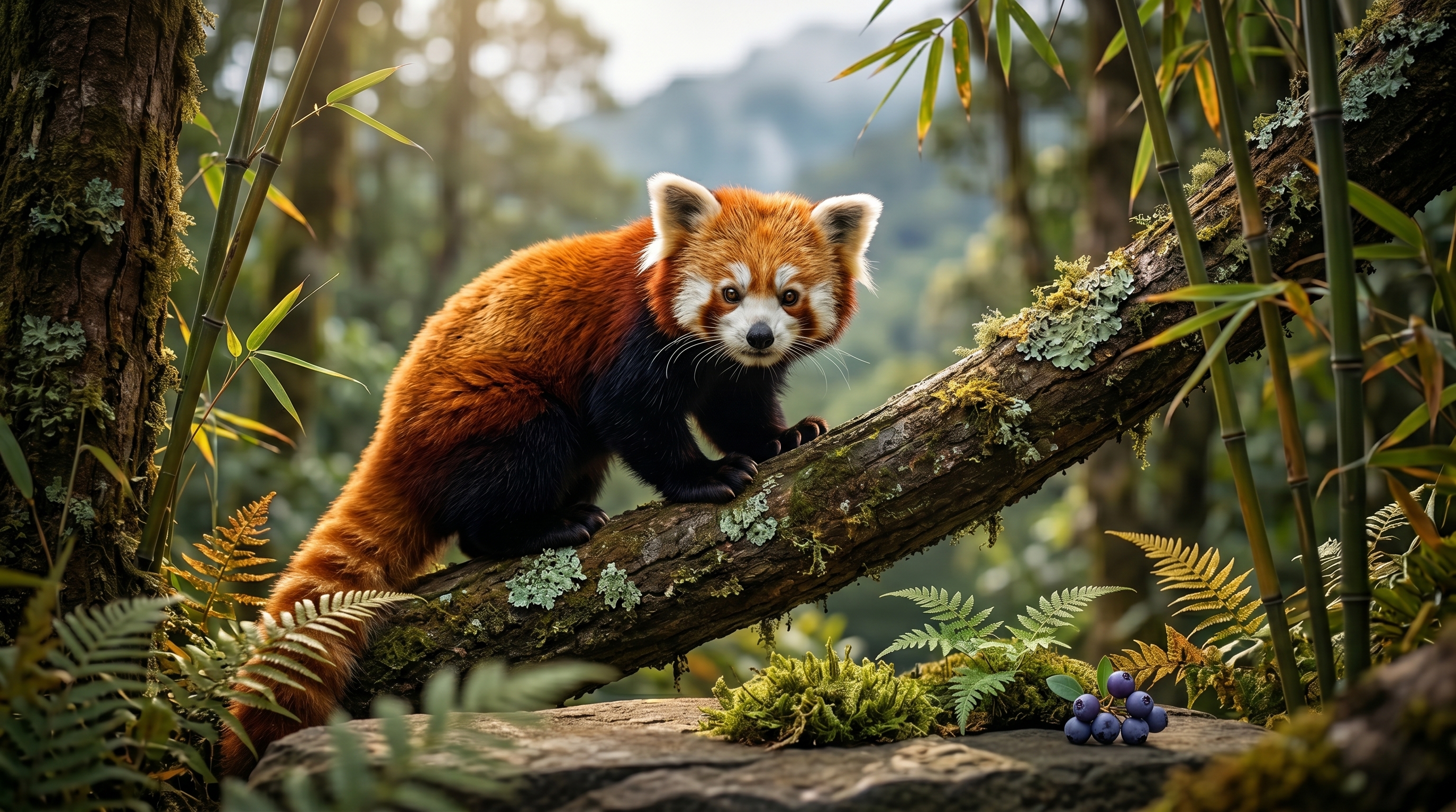 Roter Panda Netzwerk